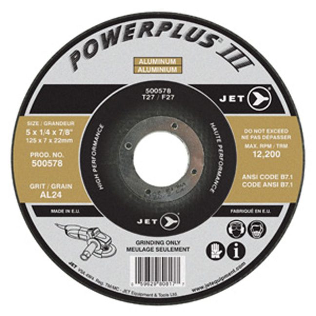4-1/2 x 1/4 x 7/8 AL24 Powerplus NF T27 Grinding Wheel