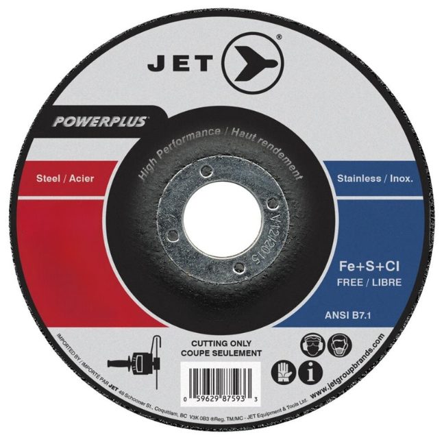 4-1/2 x 3/64 x 7/8 ZX60HP Powerplus T1 Cut-Off Wheel