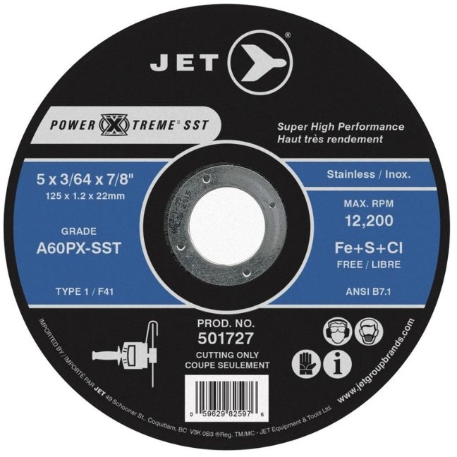 4-1/2 x 3/64 x 7/8" A60GP Power Abrasive T1 Cut-Off Wheel