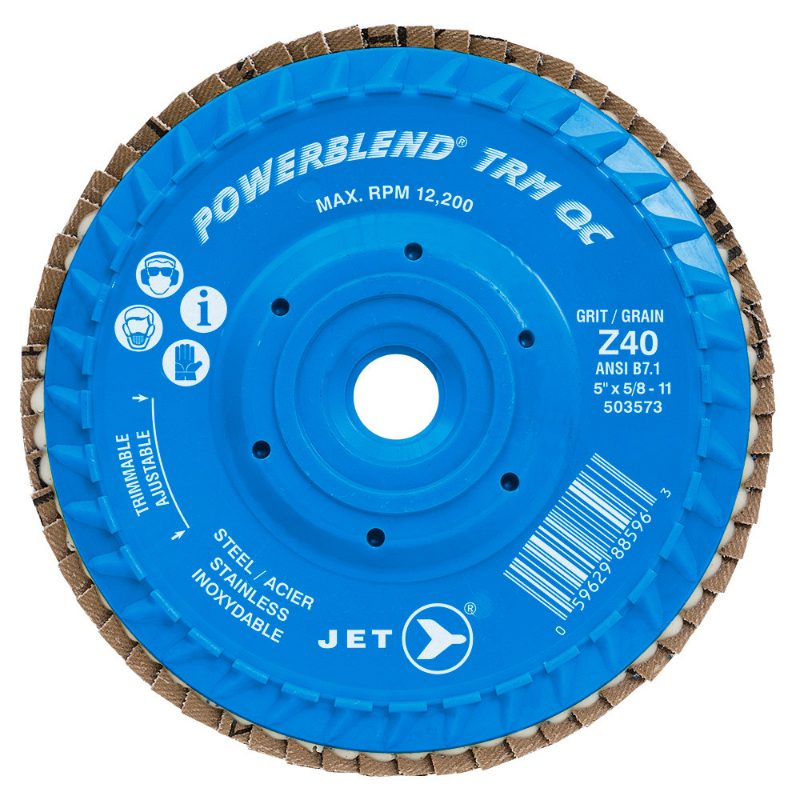 4-1/2 x 5/8-11 Z40 Powerblend TRM QC Zirconia Flap Disc