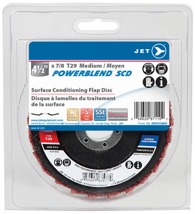 4-1/2 x 7/8 Medium POWERBLEND SCD T29 Surface Conditioning Flap Disc