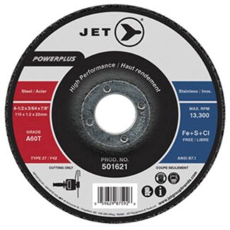 A46T PowerPlus T27 Cut-Off Wheels – 5" x 1/16" x 7/8"