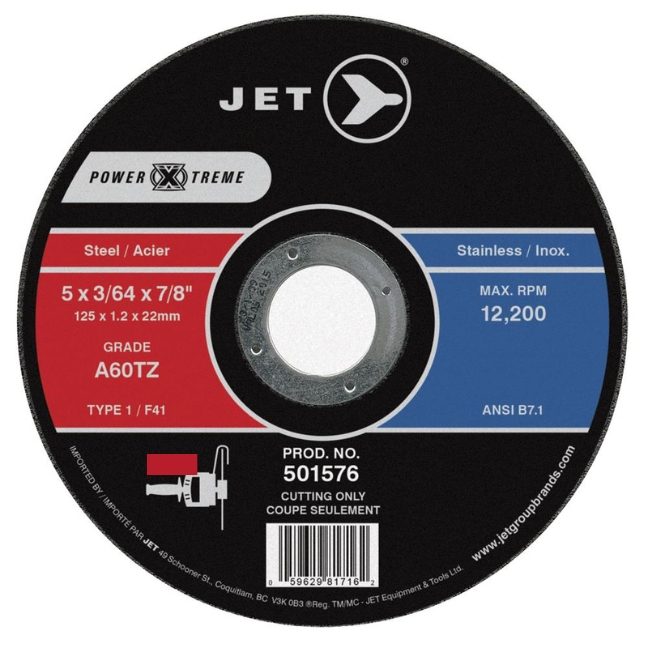 5 x 3/64 x 7/8 A60PX-SSt Power-Xtreme SST T1 Cut-Off Wheel