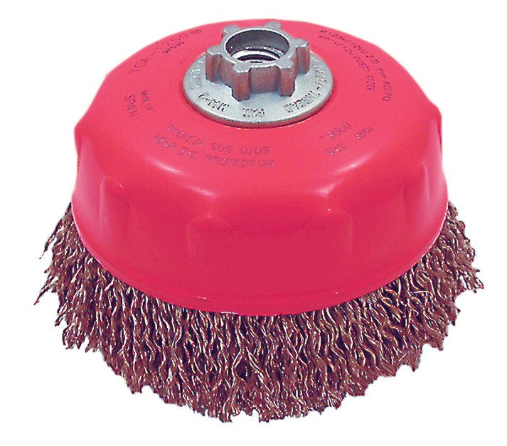 5 x 5/8-11NC MAXI-CRIMPED Premium Crimped Wire Cup Brush