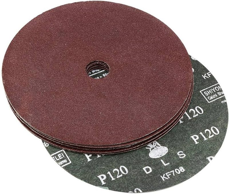5 x 7/8 A120 Aluminum Oxide Resin Fibre Sanding Disc