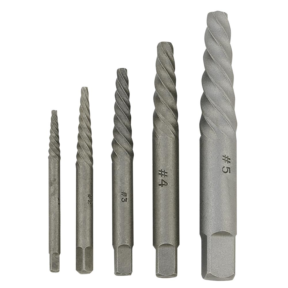 Spiral Type Screw Extractor Set – 5 pc