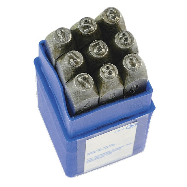 6mm Number Stamp Set