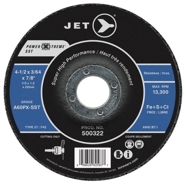 A60PX Power-Xtreme T27 Cut-Off Wheel – 6" x 3/64" x 7/8"
