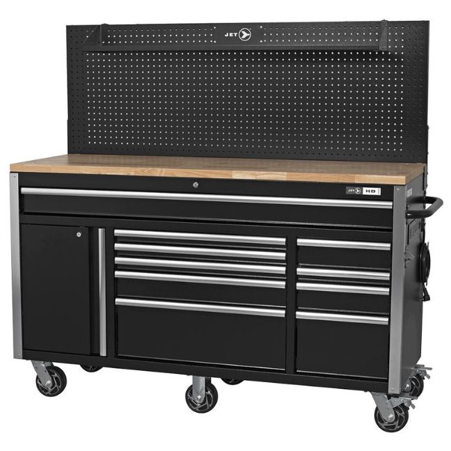 HD Series 10-Drawer Mobile Work Bench – 61" X 23"