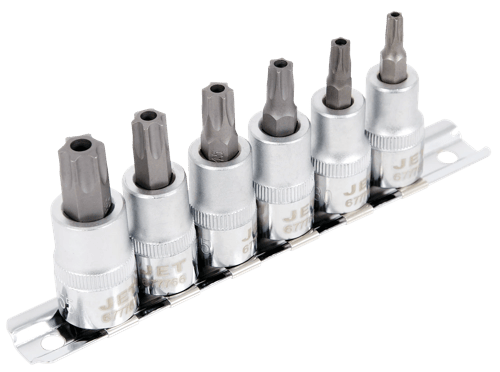 Tamperproof Torx® Bit Socket Set- 6 pc