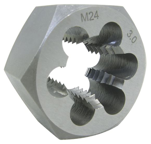 7mm-0.75 Alloy Steel Metric Hex Dies – 1" Hex