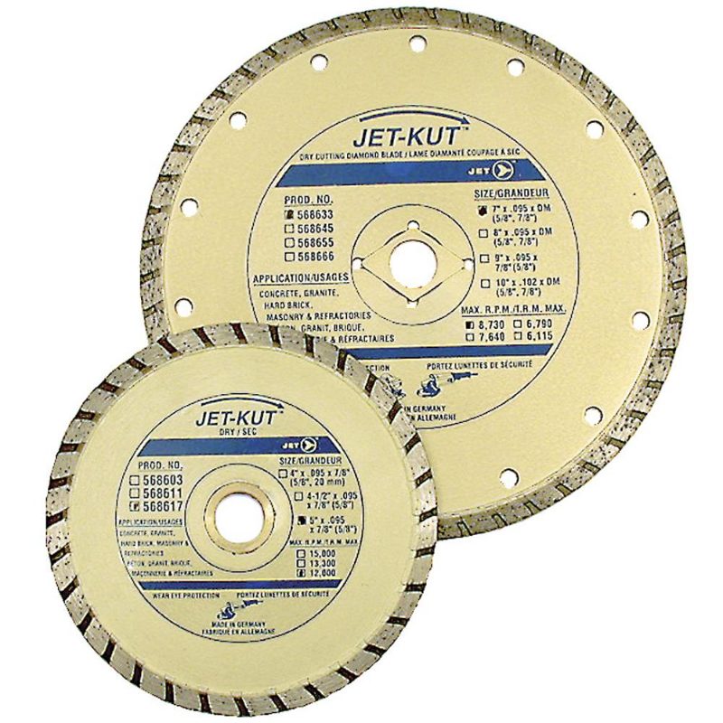 JET-KUT® Premium Turbo Diamond Blade – 7 x .095 x Diamond 7/8 (5/8)