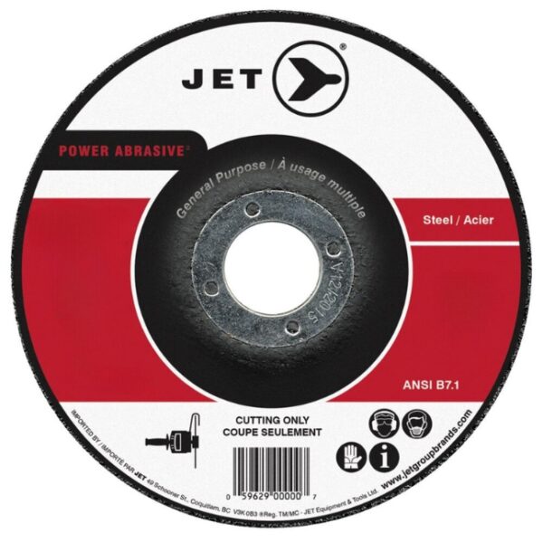 7 x 1/8 x 7/8 A24R POWER ABRASIVE T27 Cut-Off Wheel