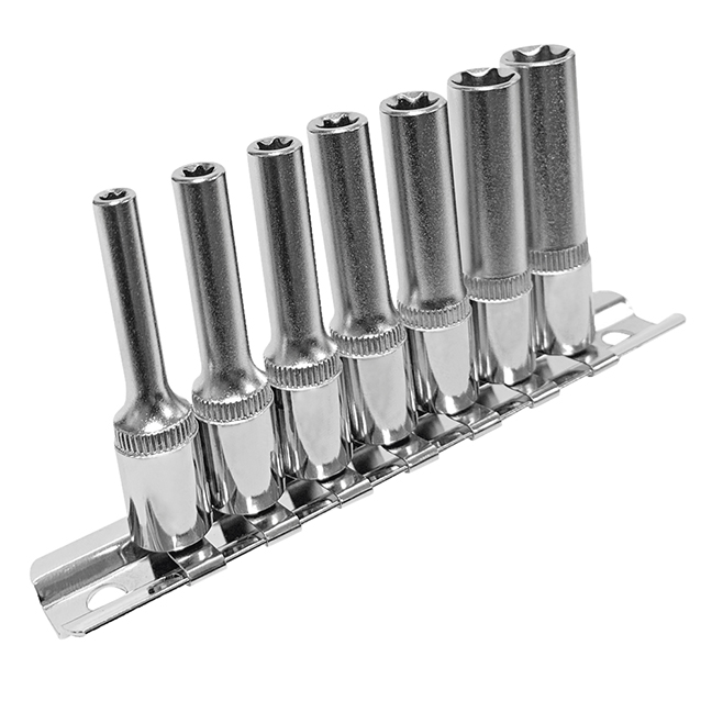 7-Piece 1/4" DR Deep External TORX® Socket Set