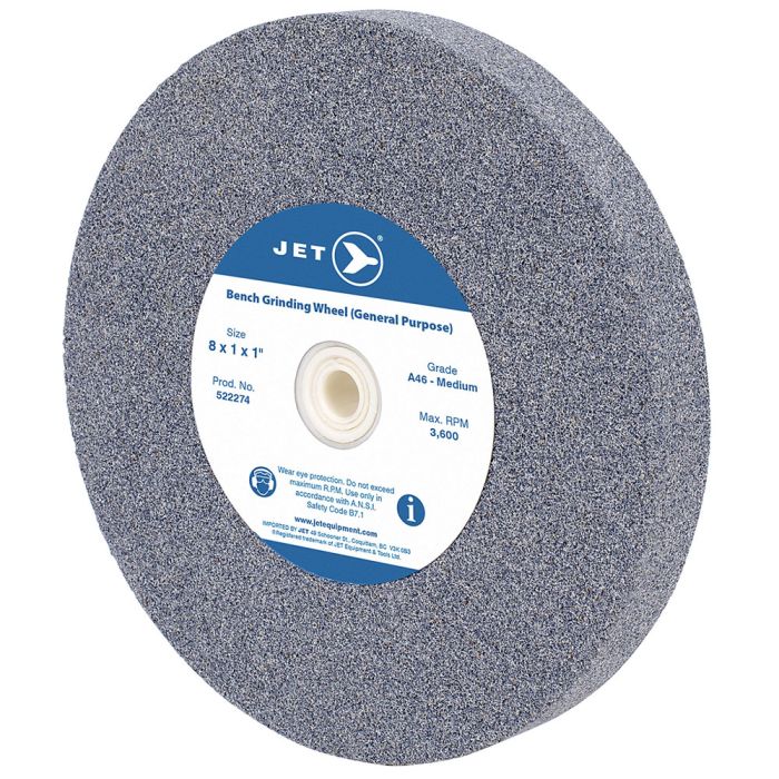 8 x 1 x 1 A36 Bench Grinding Wheel
