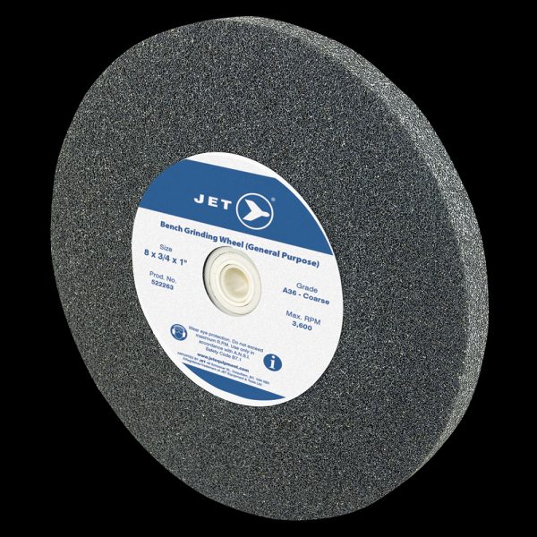8 x 3/4 x 1 A36 Bench Grinding Wheel