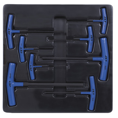 8 PC Metric T Handle Hex Key Set