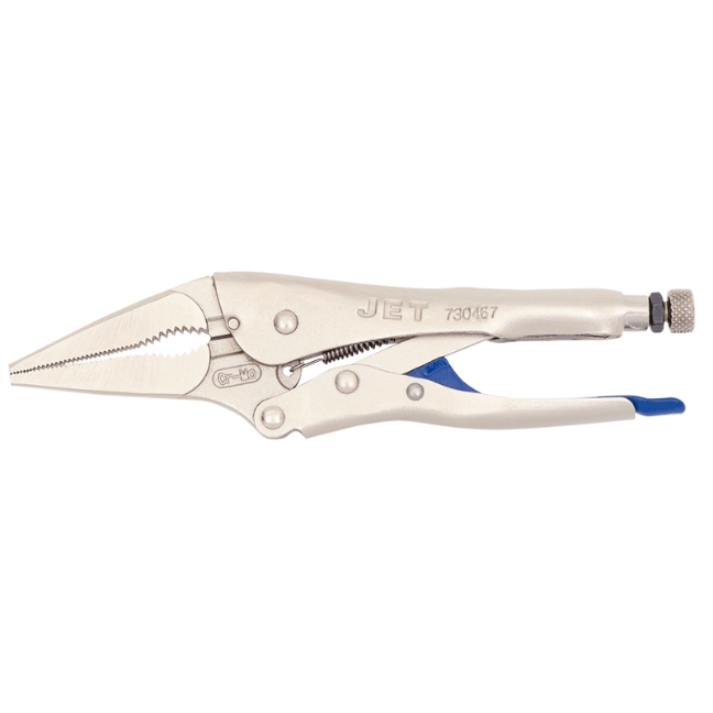 Long Nose Locking Pliers with Cutter – 9"