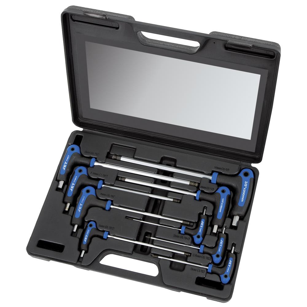 9 PC Metric Ergonomic L-Handle Ball Nose Hex Key Set