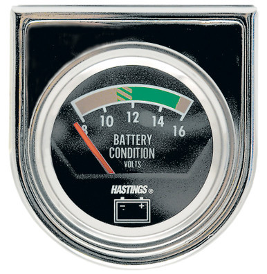 Chrome Series Volt Gauge Kit