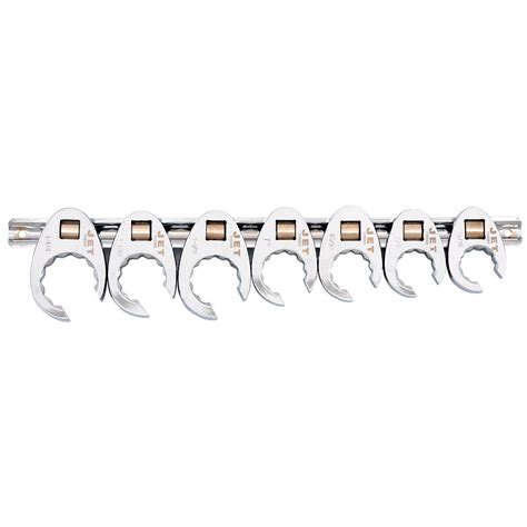 Flare Nut Crowfoot Set – SAE – 7pc – 12 pc