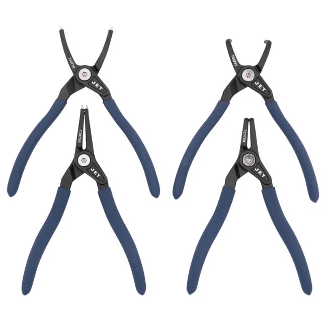 7" Snap Ring Pliers Set – Super Heavy Duty – 4-pc