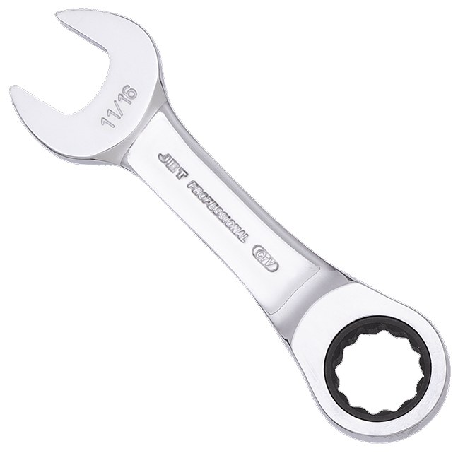 Ratcheting Stubby Wrench – SAE – 11/16”