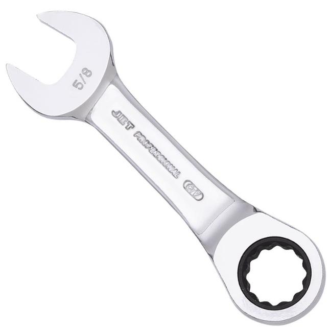 Ratcheting Stubby Wrench – SAE – 5/8”