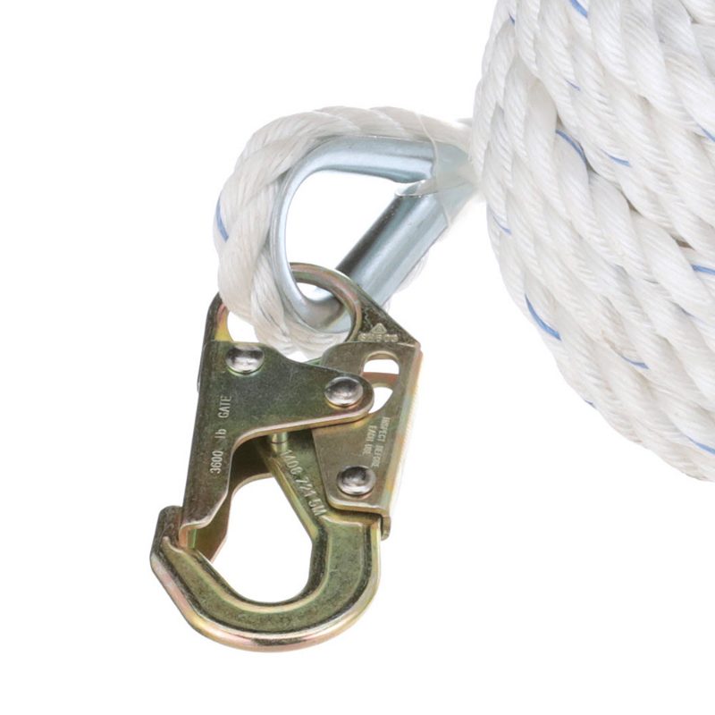 Standard Vertical Lifeline – 5/8" (16mm) Polysteel Rope – 100' (30.5m)