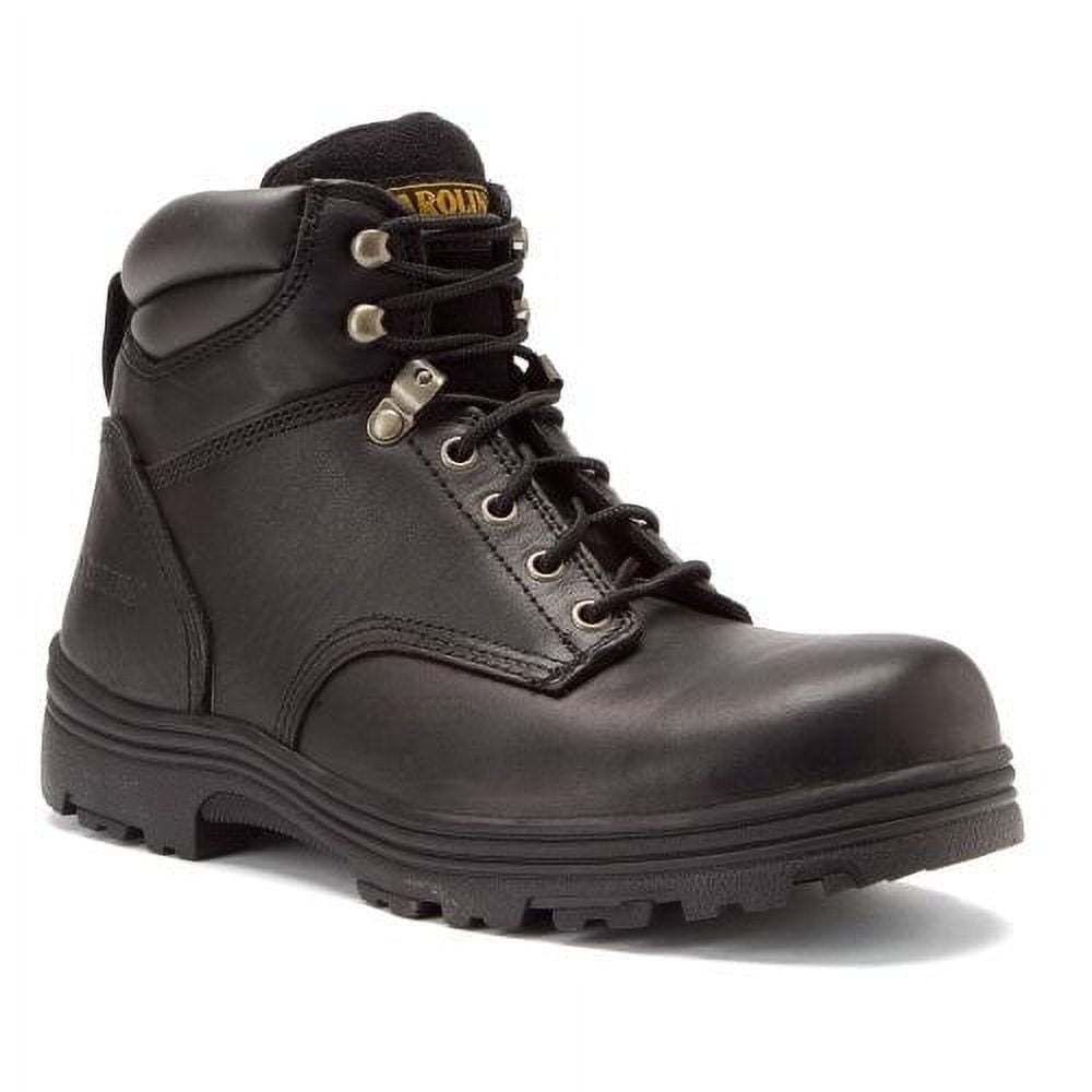 6" Leather Work Boot – Steel Toe/Plate – Black – 8.5