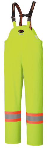 Hi-Vis FR Bib Pants – PU Stretch – Waterproof – Hi-Vis Yellow/Green – 4XL