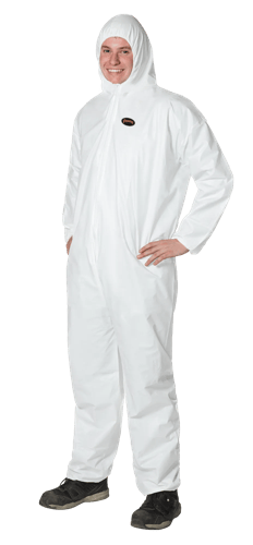 Antistatic Microporous Disposable Coveralls – Zipper Closure –White – XL