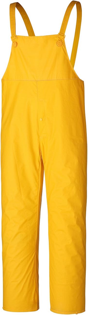 Flame-Resistant PVC Bib Pants – Waterproof – Yellow – 6XL