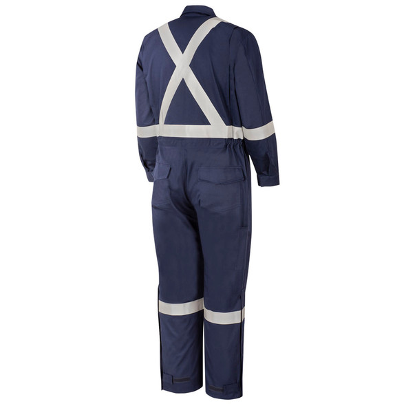 Flash-Gard® Hi-Vis Welding Coveralls Tall – Dual-Hazard Arc Flash & Flash Fire Protection – Navy – 46
