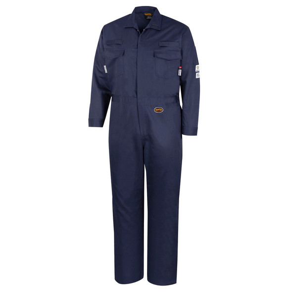 Flash-Gard® Hi-Vis Welding Coveralls Tall – Dual-Hazard Arc Flash & Flash Fire Protection – Navy – 52