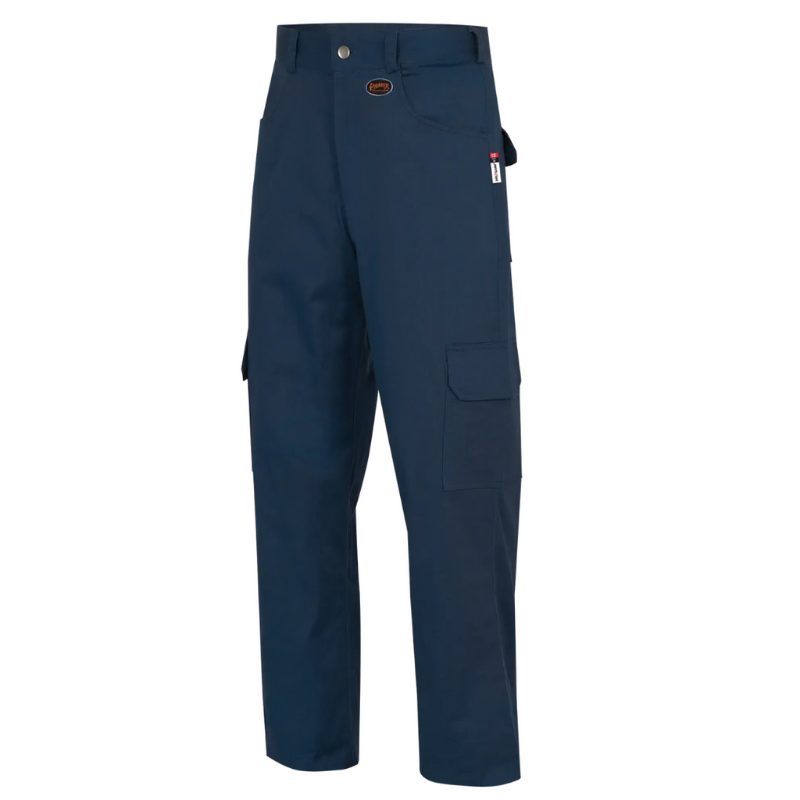 FR-Tech® 88/12 7 oz FR/Arc-Rated Safety Cargo Pants – Navy – 40x34