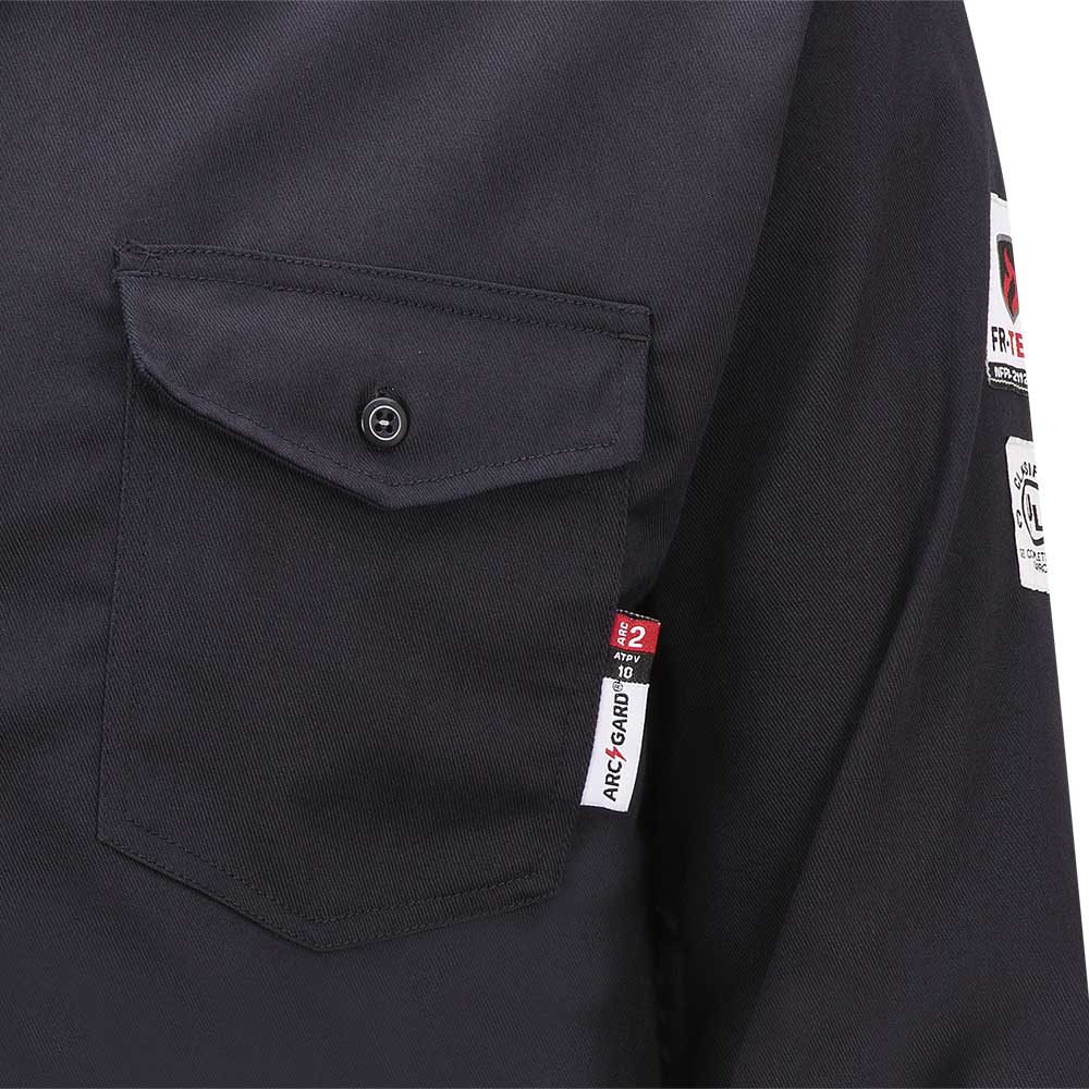 FR-Tech® 88/12 7 oz FR/Arc-Rated Safety Shirt – Navy – L