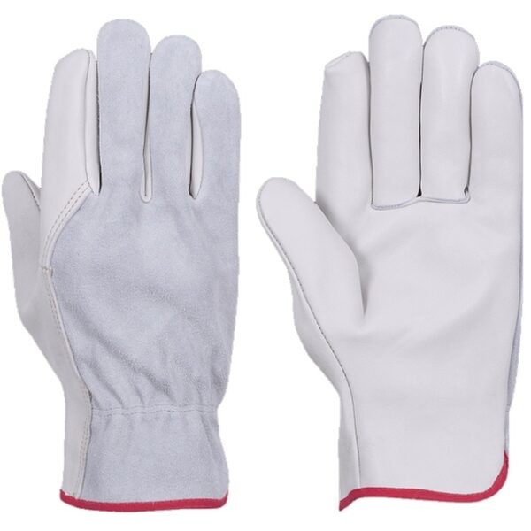 Beige Goatskin Driver Gloves – XL