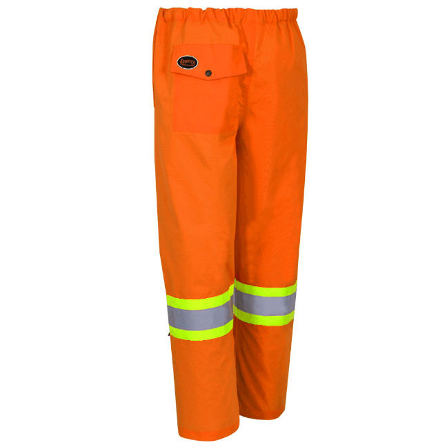Hi-Vis 450D Safety Pants – 100% Waterproof – Hi-Vis Orange – 3XL