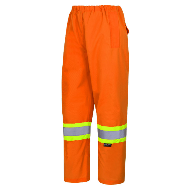 Hi-Vis 450D Safety Pants – 100% Waterproof – Hi-Vis Orange – M