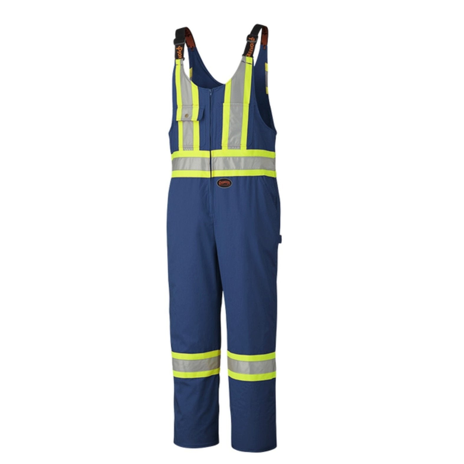 Hi-Vis Poly/Cotton Safety Overalls – Navy – 48