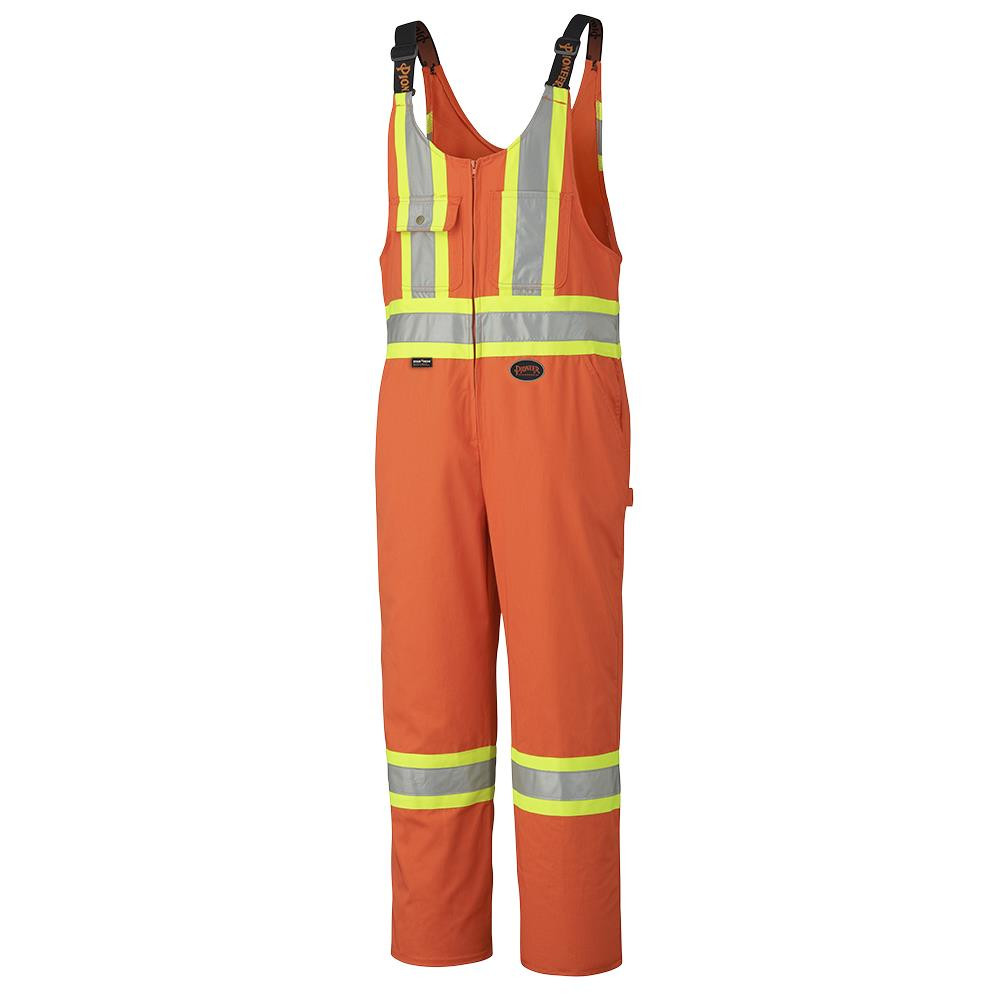 Hi-Vis Poly/Cotton Safety Overalls – Orange – 38