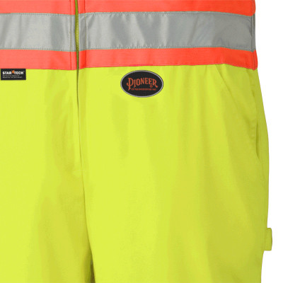 Hi-Vis Poly/Cotton Safety Overalls – Hi-Vis Yellow/Green – 54 – Tall