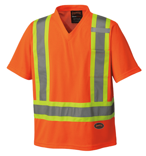 Hi-Vis Micro Mesh Traffic T-Shirt – Hi-Vis Orange – 5XL