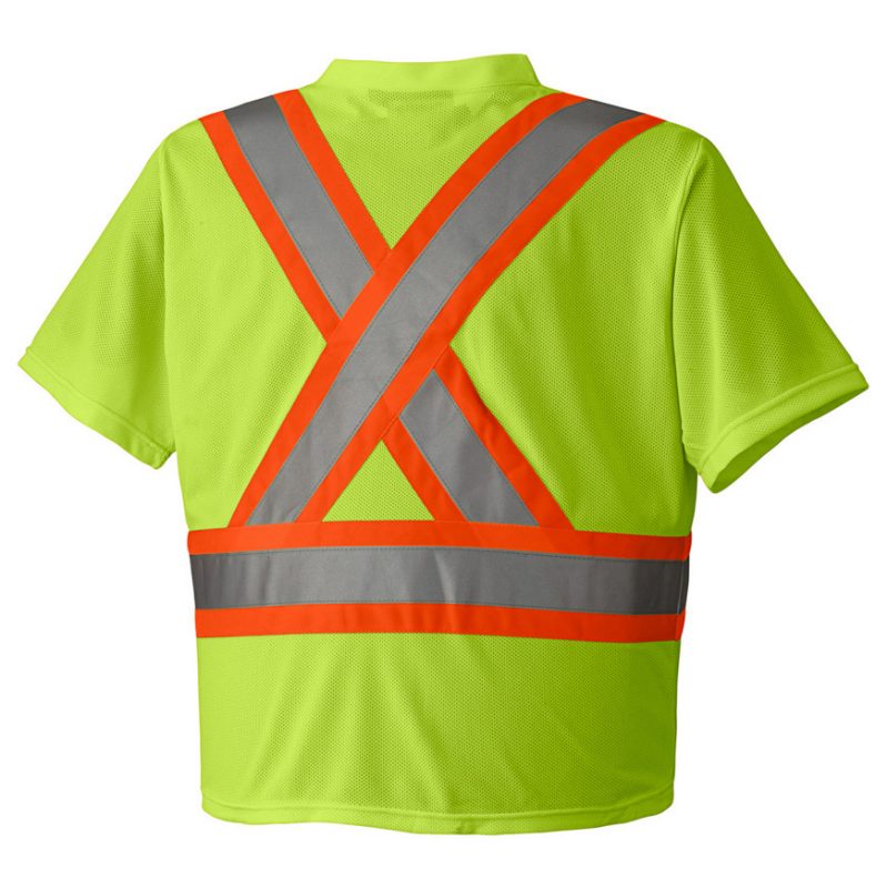 Hi-Vis Micro Mesh Traffic T-Shirt – Hi-Vis Yellow/Green – M