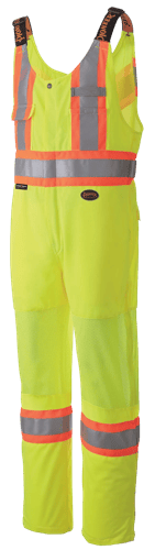 Hi-Vis Traffic Safety Overalls – Hi-Vis Yellow/Green – M