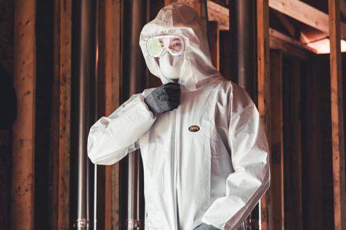 Microporous Disposable Coveralls – Zipper Closure – 50/CS – White – XL