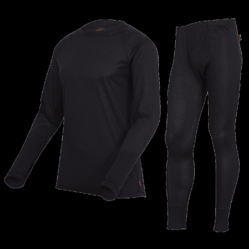 Premium Polyester Underwear Set – Quick-Dry & Moisture-Wicking – Black – 2XL