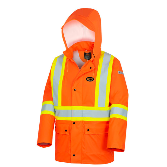 Rain Jacket – Waterproof – PU Stretch – Olive – 4XL