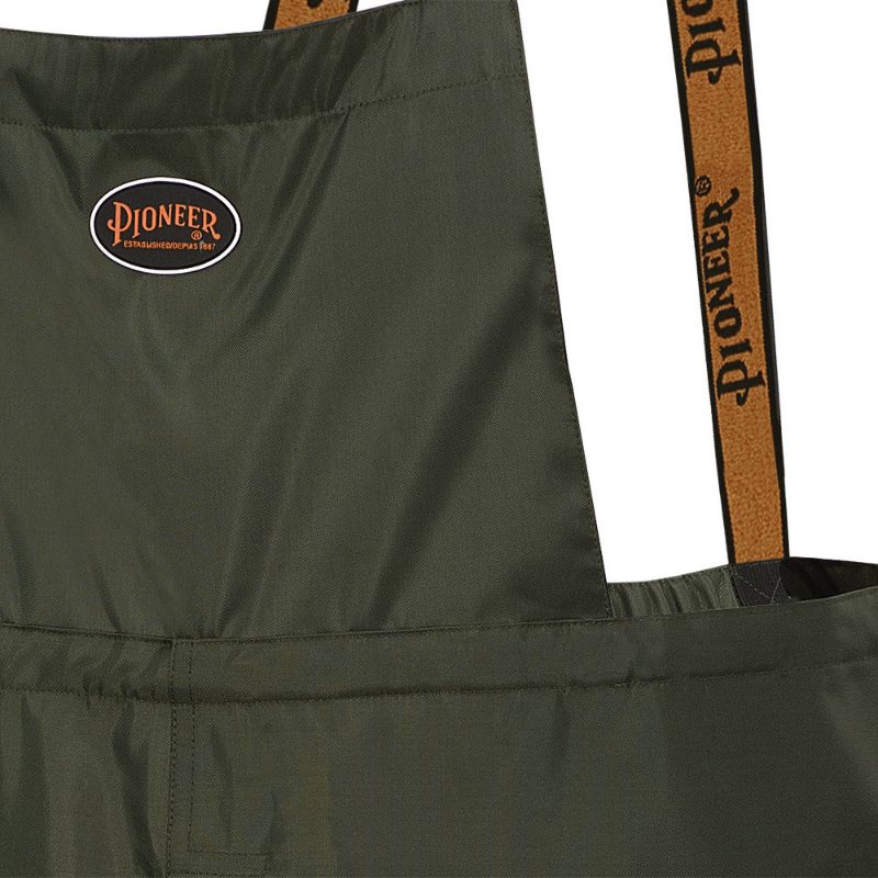 Nailhead Ripstop Tree Planter Bib Pants – 100% Waterproof – Yellow – M